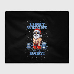 Плед флисовый Santa Claus - light weight baby, цвет: 3D-велсофт