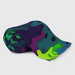 Плед флисовый Неопределенный яркий камуфляж, цвет: 3D-велсофт — фото 2