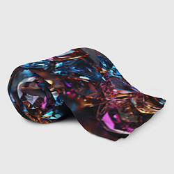 Плед флисовый Разноцветные стекла, цвет: 3D-велсофт — фото 2