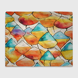 Плед флисовый Фонарики, цвет: 3D-велсофт