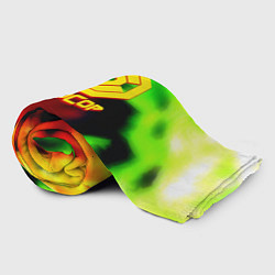 Плед флисовый Робот полицейский flame, цвет: 3D-велсофт — фото 2