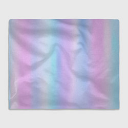 Плед флисовый Градиент матовый светлый, цвет: 3D-велсофт