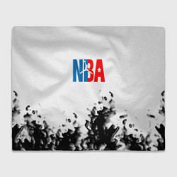 Плед флисовый Basketball краски, цвет: 3D-велсофт