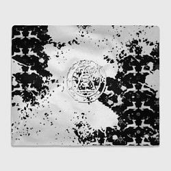 Плед флисовый Silent hill logo краски, цвет: 3D-велсофт