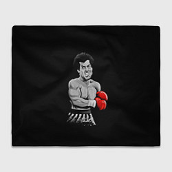 Плед флисовый Rocky Balboa, цвет: 3D-велсофт