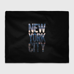 Плед флисовый New York City - USA, цвет: 3D-велсофт
