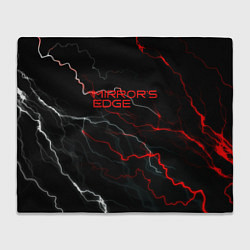 Плед флисовый Mirrors edge молнии, цвет: 3D-велсофт