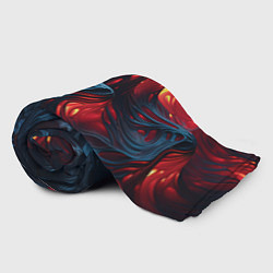 Плед флисовый Яркая волнистая абстракция, цвет: 3D-велсофт — фото 2