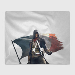 Плед флисовый Французская революция Assassins, цвет: 3D-велсофт