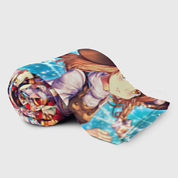 Плед флисовый Touhou Project Reimu and Marisa, цвет: 3D-велсофт — фото 2