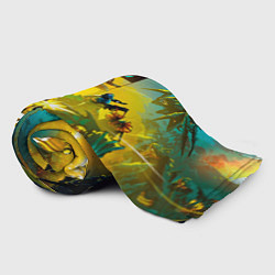 Плед флисовый Битва helldivers 2, цвет: 3D-велсофт — фото 2