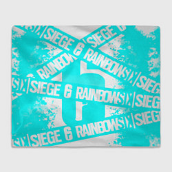Плед флисовый Tom Clancys rainbow six, цвет: 3D-велсофт