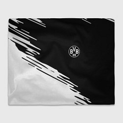Плед флисовый Borussia текстура краски, цвет: 3D-велсофт