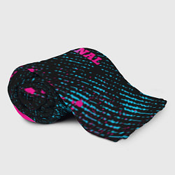 Плед флисовый Arsenal - neon gradient посередине, цвет: 3D-велсофт — фото 2