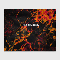 Плед флисовый The Offspring red lava, цвет: 3D-велсофт