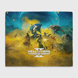 Плед флисовый Helldivers 2: Confrontation, цвет: 3D-велсофт