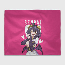 Плед флисовый Утена - Становясь волшебницей, цвет: 3D-велсофт