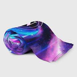 Плед флисовый Napoli неоновый космос, цвет: 3D-велсофт — фото 2