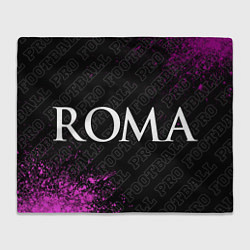 Плед флисовый Roma pro football по-горизонтали, цвет: 3D-велсофт