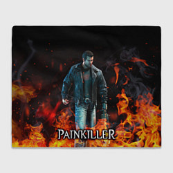 Плед флисовый Painkiller - Daniel Garner, цвет: 3D-велсофт