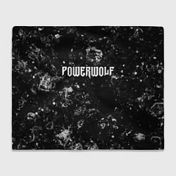 Плед флисовый Powerwolf black ice, цвет: 3D-велсофт