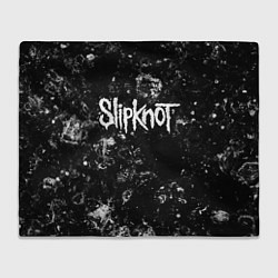 Плед флисовый Slipknot black ice, цвет: 3D-велсофт