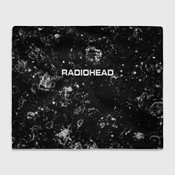 Плед флисовый Radiohead black ice, цвет: 3D-велсофт