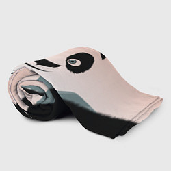 Плед флисовый Силуэт кунг фу панда, цвет: 3D-велсофт — фото 2