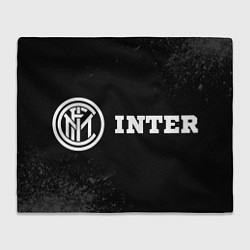 Плед флисовый Inter sport на темном фоне по-горизонтали, цвет: 3D-велсофт
