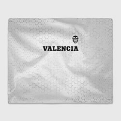 Плед флисовый Valencia sport на светлом фоне посередине, цвет: 3D-велсофт
