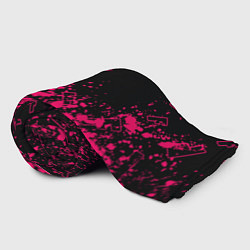Плед флисовый Fortnite розовый стиль геймер, цвет: 3D-велсофт — фото 2