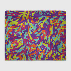 Плед флисовый Конфитти, цвет: 3D-велсофт