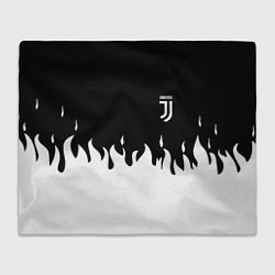 Плед флисовый Juventus fire, цвет: 3D-велсофт