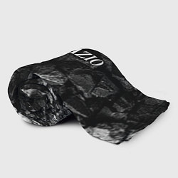 Плед флисовый Lazio black graphite, цвет: 3D-велсофт — фото 2
