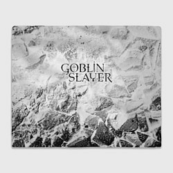 Плед флисовый Goblin Slayer white graphite, цвет: 3D-велсофт