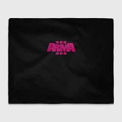 Плед флисовый ARMA 3, цвет: 3D-велсофт