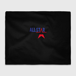 Плед флисовый All stars logo, цвет: 3D-велсофт