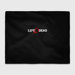 Плед флисовый Left 4 Dead logo, цвет: 3D-велсофт