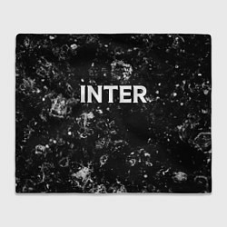 Плед флисовый Inter black ice, цвет: 3D-велсофт