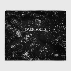 Плед флисовый Dark Souls black ice, цвет: 3D-велсофт