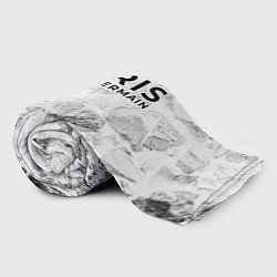 Плед флисовый PSG white graphite, цвет: 3D-велсофт — фото 2