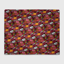 Плед флисовый Разыгрывай неприязнь, цвет: 3D-велсофт