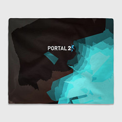 Плед флисовый Portal abstraction game valve, цвет: 3D-велсофт