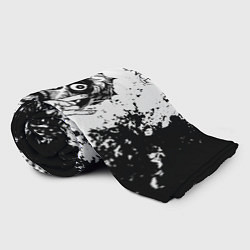 Плед флисовый Evanescence - рок пес, цвет: 3D-велсофт — фото 2