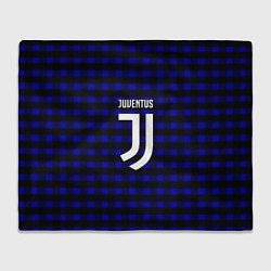 Плед флисовый Ювентус паттерн, цвет: 3D-велсофт