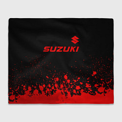 Плед Suzuki - red gradient посередине