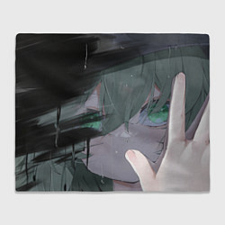 Плед флисовый Touhou Project Койши Комейдзи взгляд, цвет: 3D-велсофт