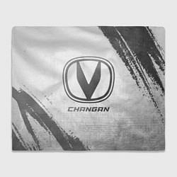 Плед флисовый Changan - white gradient, цвет: 3D-велсофт