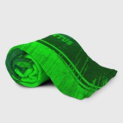 Плед флисовый Juventus - green gradient посередине, цвет: 3D-велсофт — фото 2