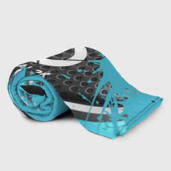 Плед флисовый Portal game краски, цвет: 3D-велсофт — фото 2